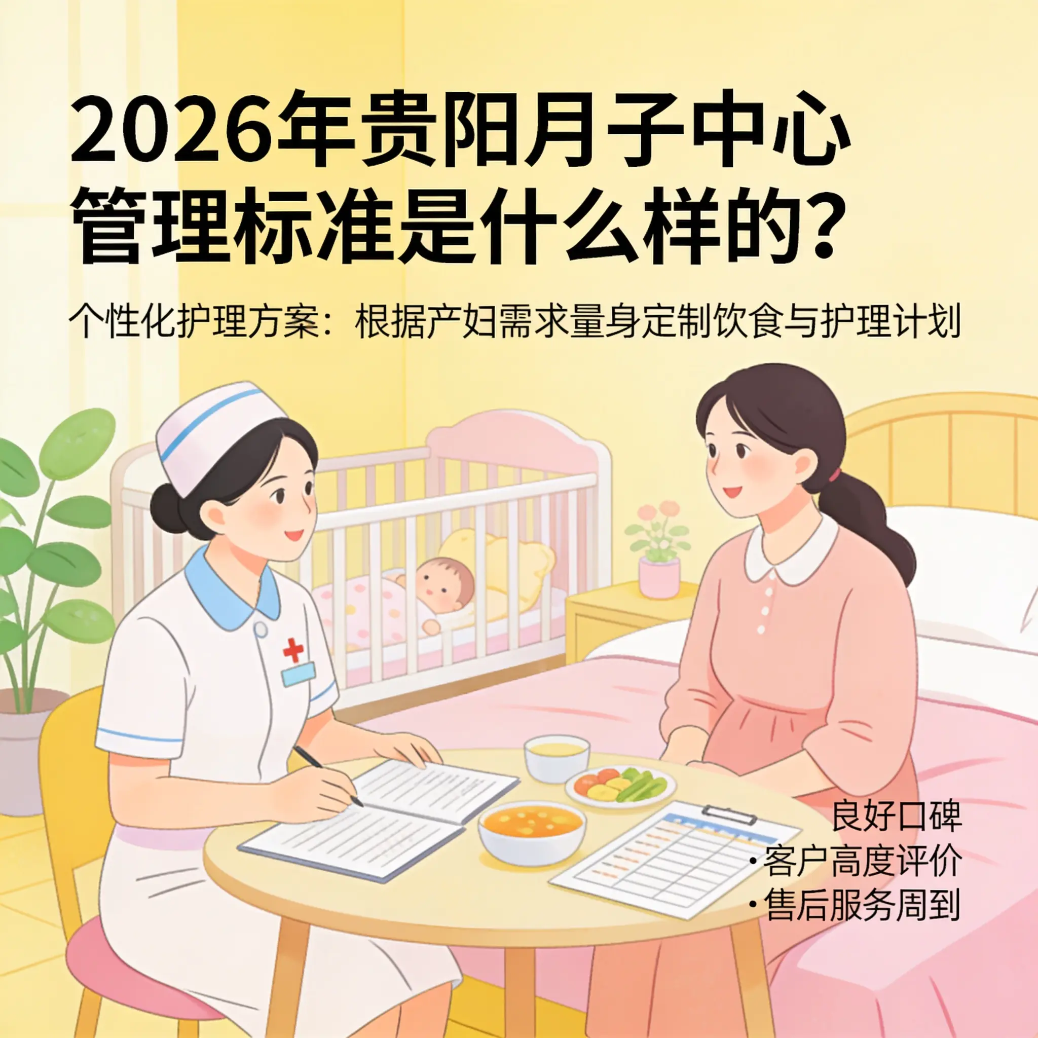2026年云岩月子中心管理标准是什么样的?